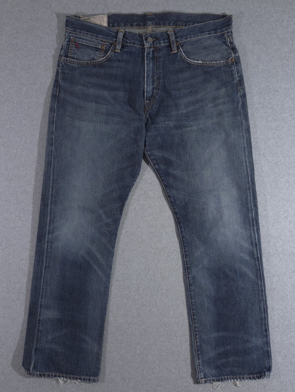 Polo Ralph Lauren Men's 867 Classic Fit Dark Wash Blue Jeans Denim Size 35x30